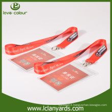 New Custom Polyester Material Card Holder Lanyard